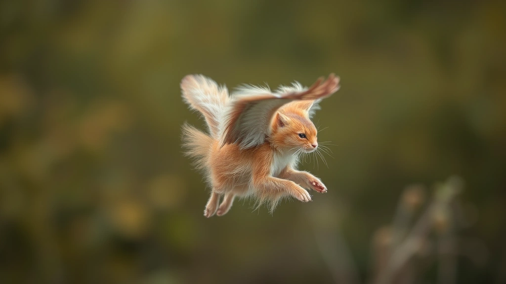 the dog hair -
loose fur flying in wind
