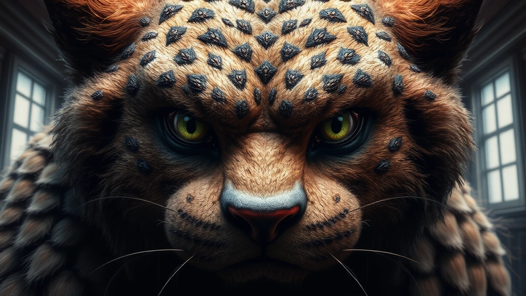 the dog hair -
photorealistic style
