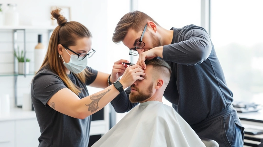 the dog hair -
professional grooming session
