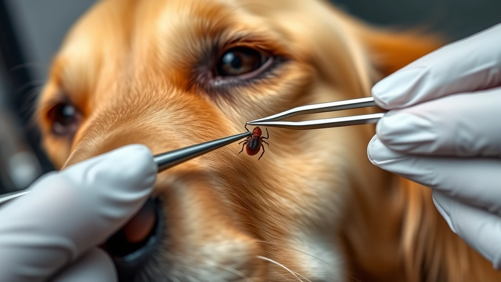 tick bite on dog dog photo 0