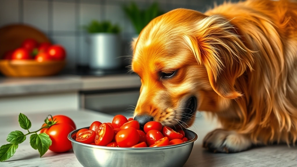tomato dog food dog photo 0