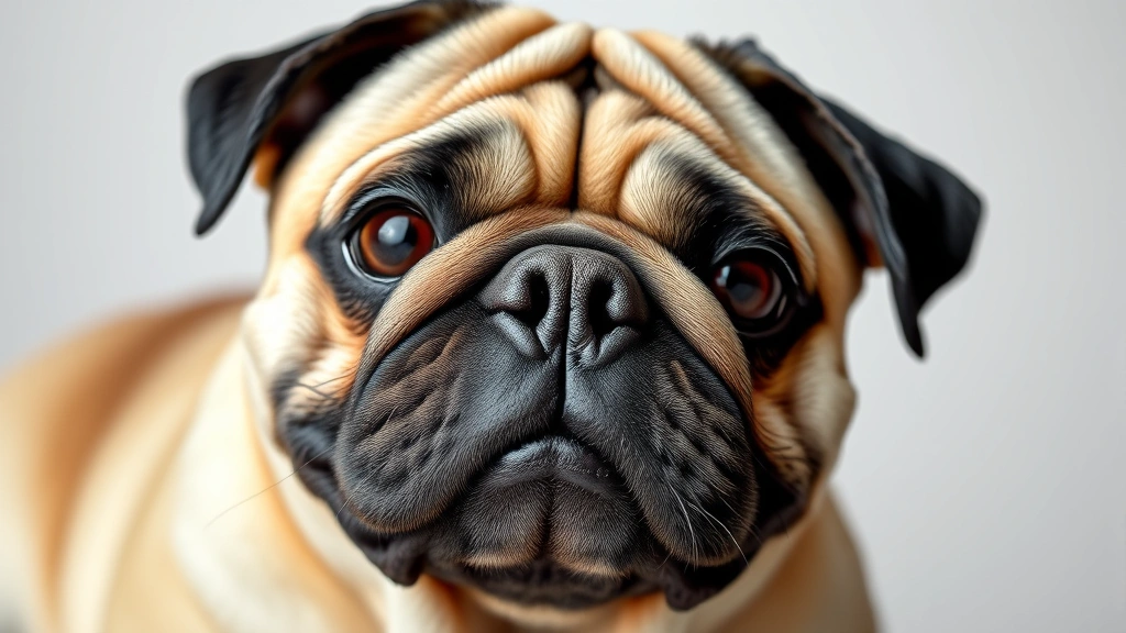 top 10 small dog breeds -
Photorealistic image of a Pug