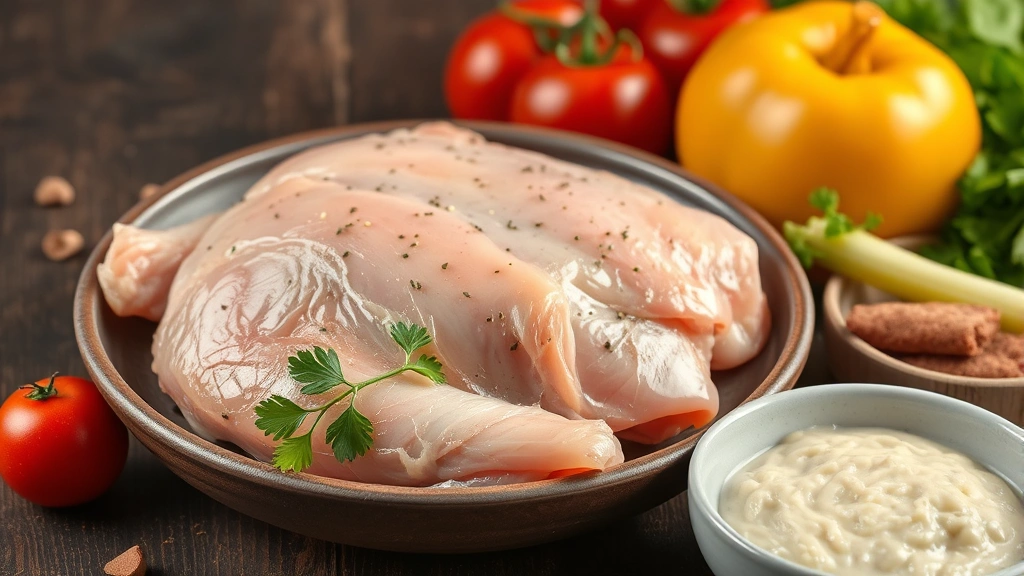 unkibble dog food -
with fresh ingredients like chicken