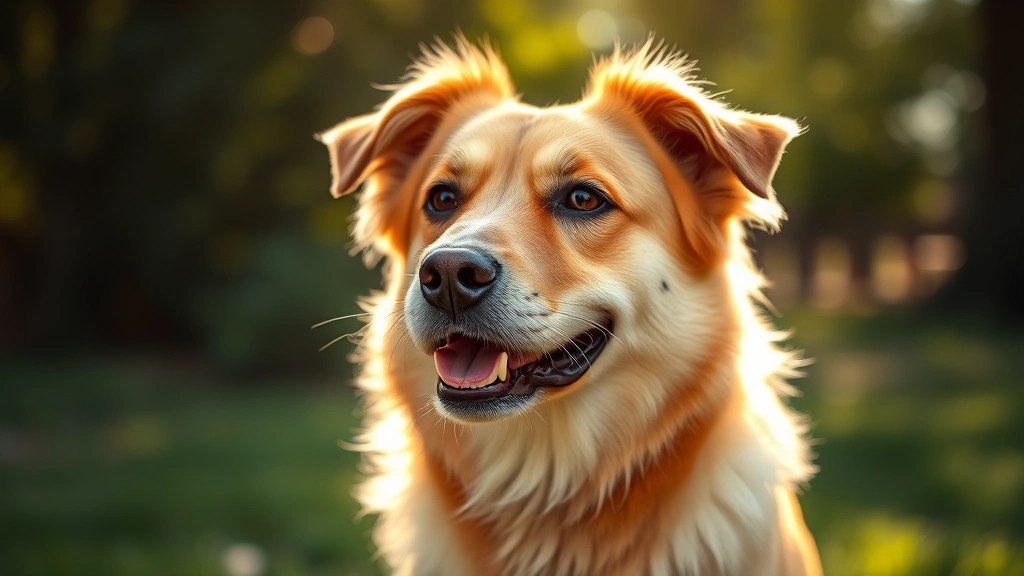 ursodiol for dogs -
showing a healthy dog in natural lighting with peaceful expression