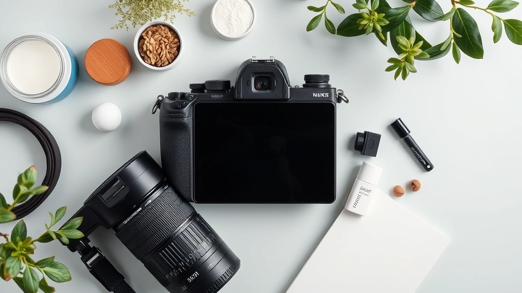 vegan hot dogs -
organized product photography style