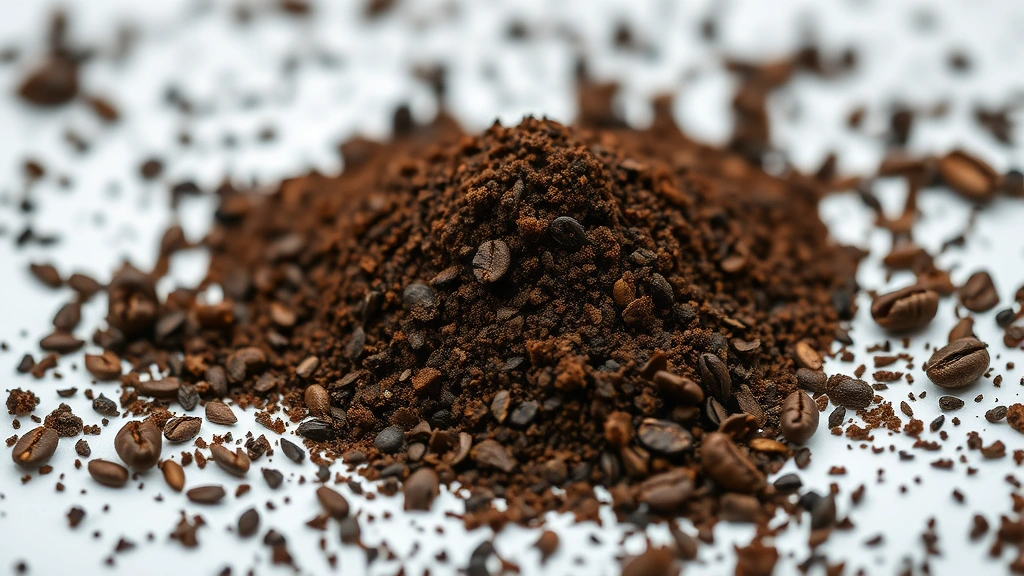 what do ear mites look like in a dog -
Photorealistic macro-style image of dark granular ear discharge debris resembli