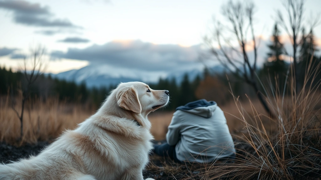 what does god say about dogs -
peaceful moment of connection and loyalty