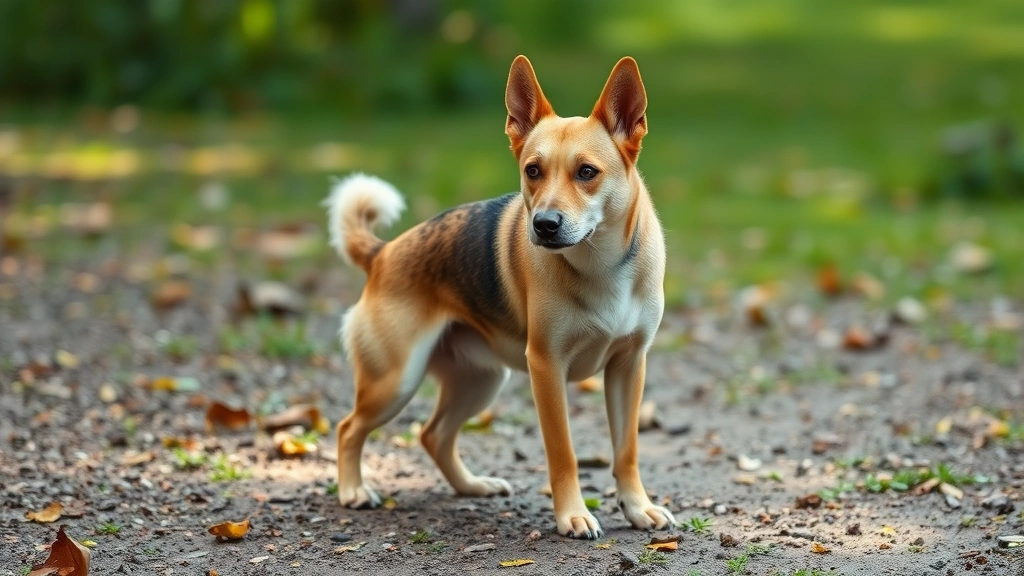 what does it mean to curb your dog -
dog in natural squatting position
