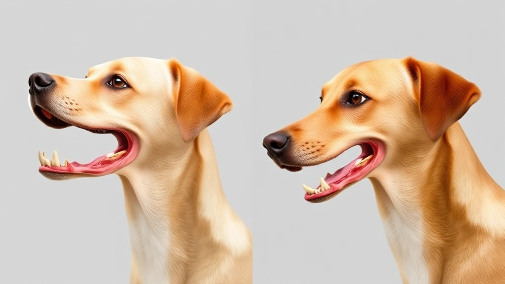 what dog has the strongest bite -
Comparison of different dog breeds showing their head and jaw structures side b