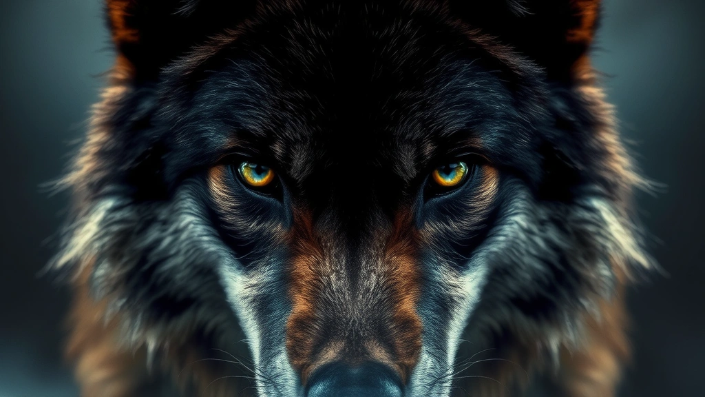 what dog is closest to a wolf -
intense wolf-like gaze