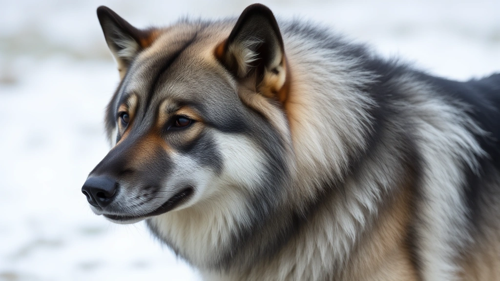 what dog is closest to a wolf -
Tamaskan Dog with gray and black coloring resembling a wolf