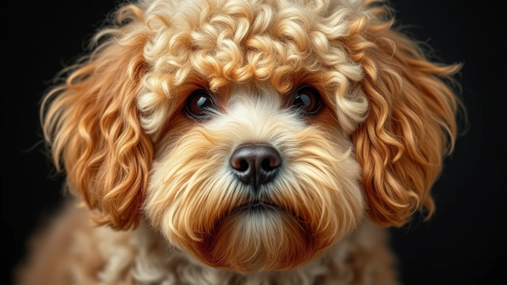 what dogs don't shed -
showing the curly hypoallergenic coat texture