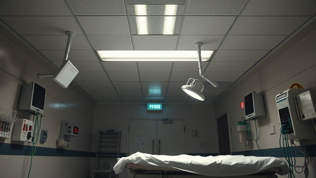 what is bloat in dogs -
nighttime emergency room setting with bright fluorescent lights