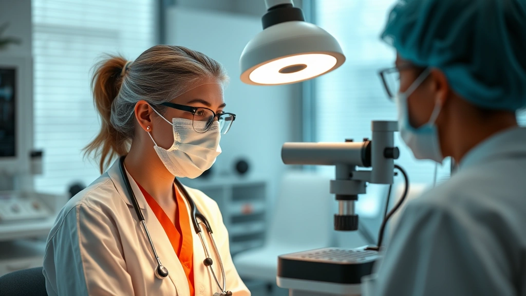 what kind of cancer causes anemia in dogs -
showing focused medical attention in a bright clinic setting