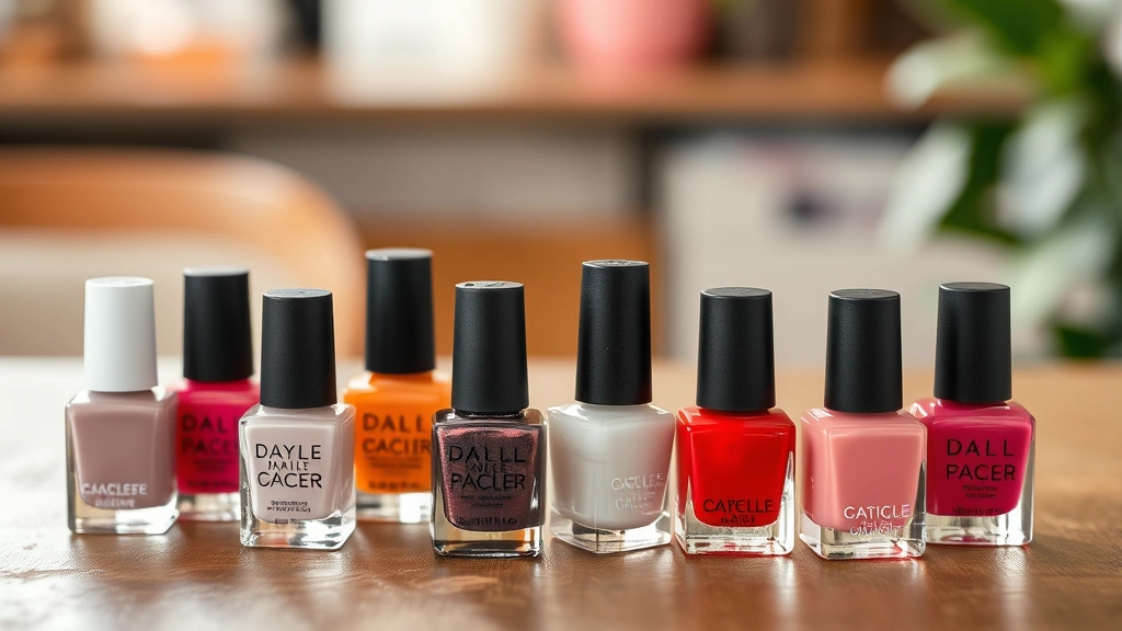 what smell do dogs hate -
and nail polish bottles arranged on a wooden table in soft focus behind