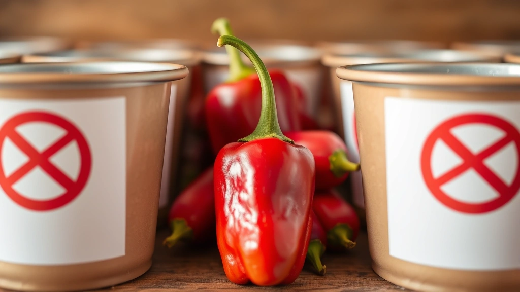 what spices can dogs eat -
and chili pepper in containers with a red prohibition symbol