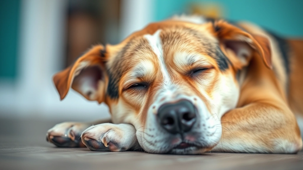 what to do after a dog has a seizure -
dog resting peacefully in background