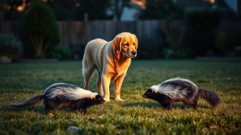 what to do if dog gets sprayed by skunk dog photo 0