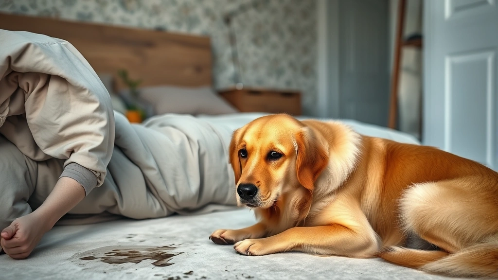 why did my dog pee in my bed dog photo 0