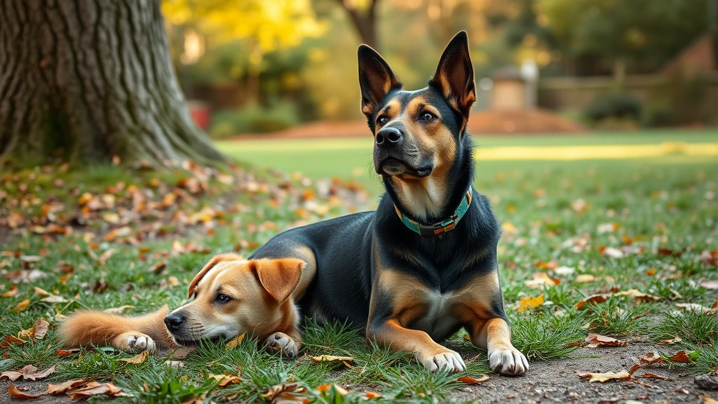 why do dogs eat cat poop -
dog sitting attentively
