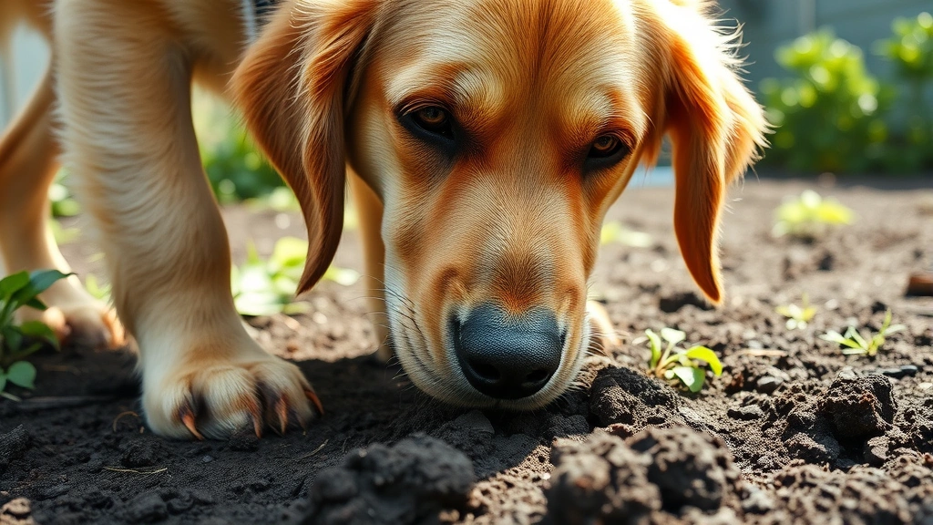 why do dogs eat dirt dog photo 0