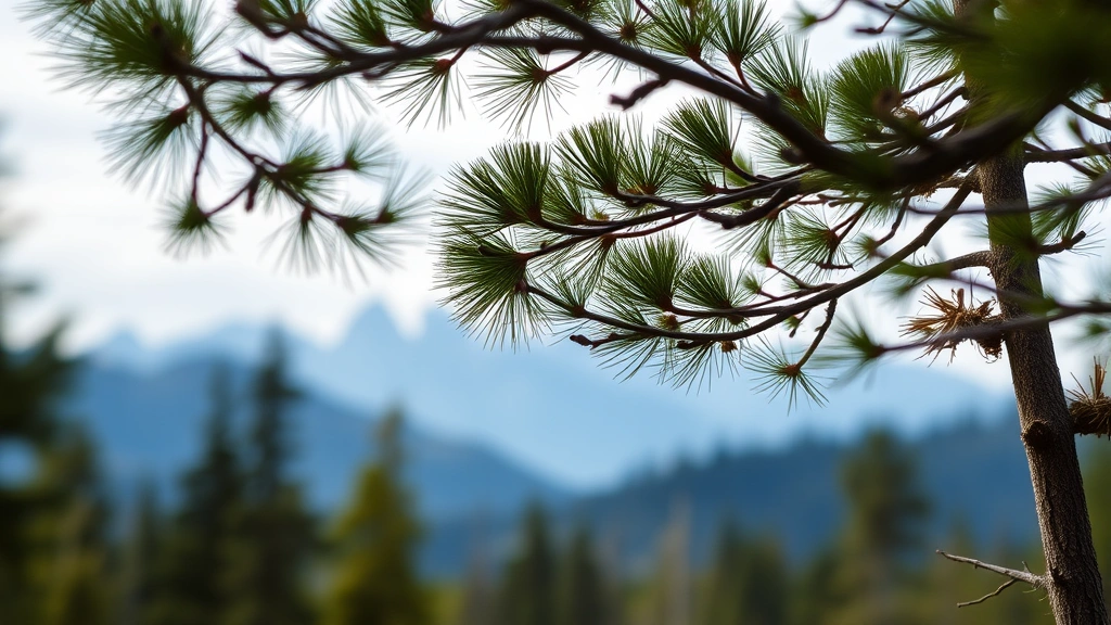 why do dogs howl when they hear sirens -
with pine trees and mountains visible in the soft-focus background
