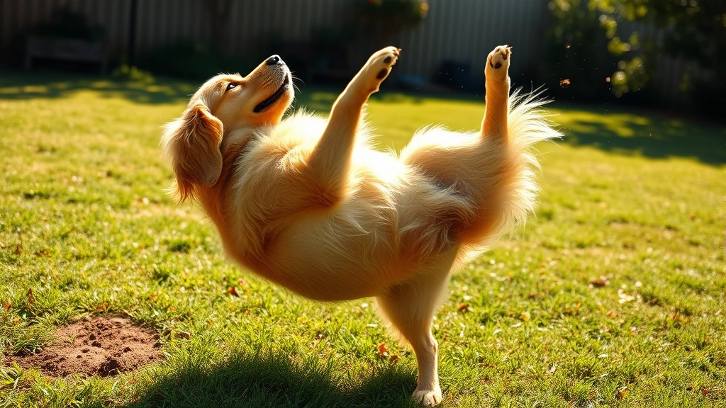 why do dogs kick after they pee dog photo 0