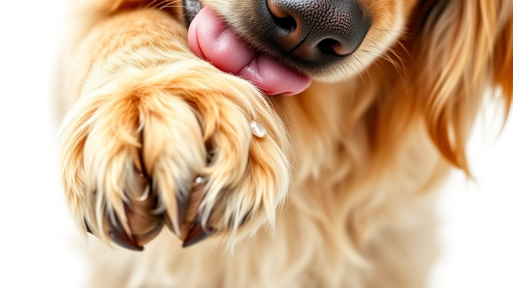 why do dogs lick their feet dog photo 0