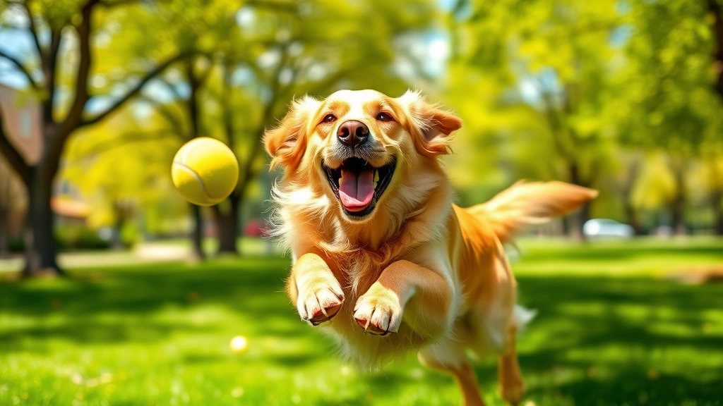why do dogs love tennis balls dog photo 0