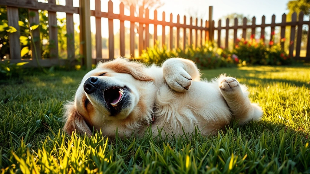 why do dogs roll in poop dog photo 0