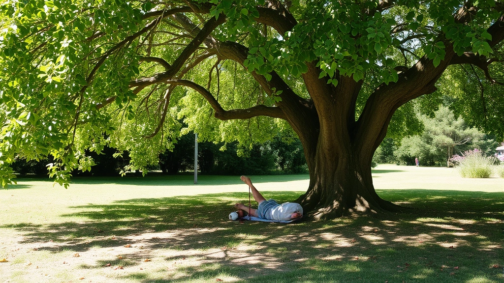 why do dogs slobber -
lying in shade under a tree