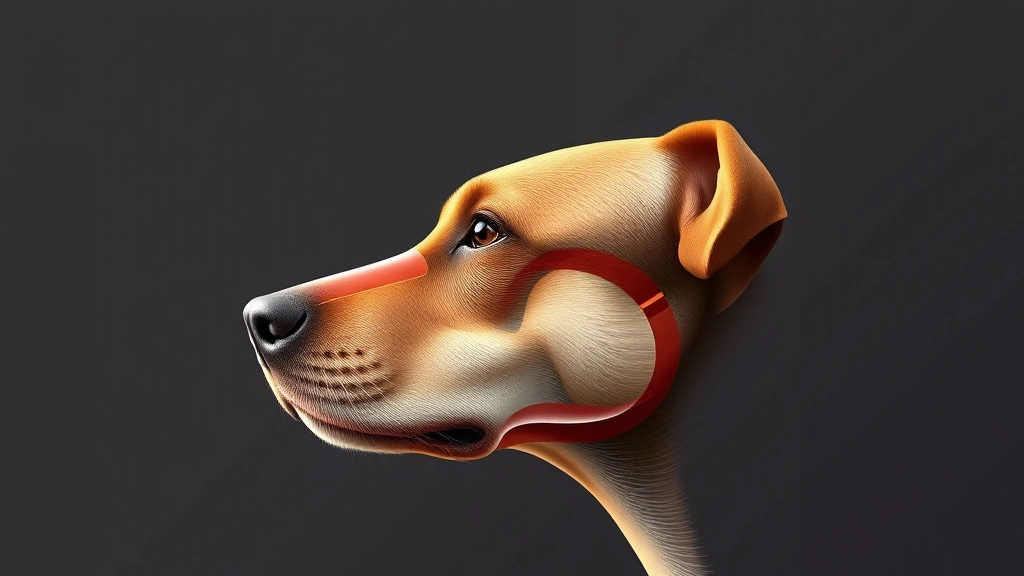 why do dogs sniff your crotch -
Photorealistic image of a dog’s face in profile showing their nasal struc