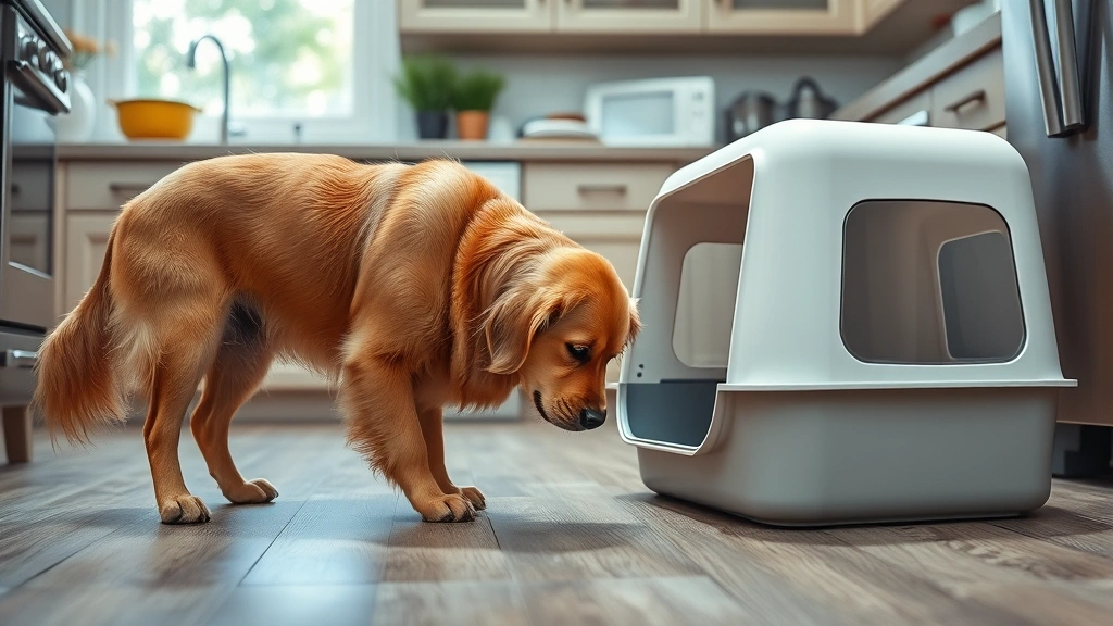 why does a dog eat cat feces dog photo 0