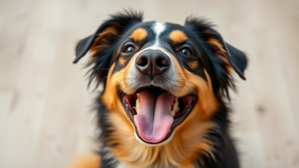 why does dog lick my feet -
joyful dog expression