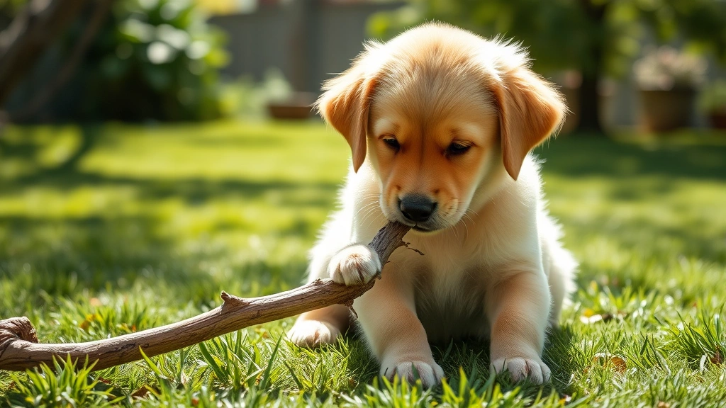 why does my dog eat sticks dog photo 0