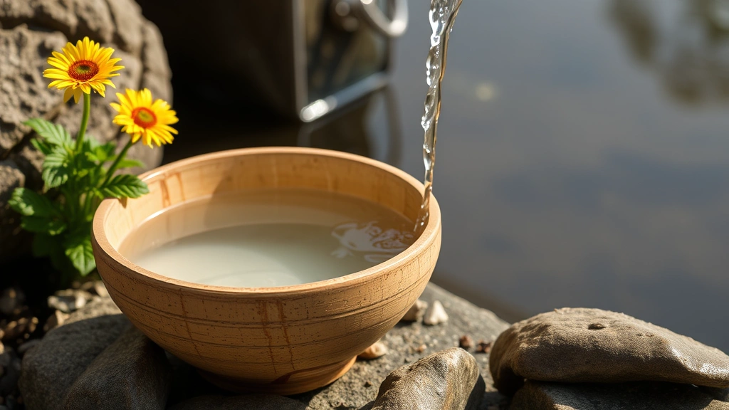 why does my dog keep throwing up -
fresh water bowl beside it