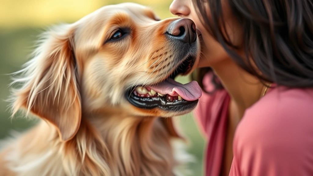 why does my dog lick my face aggressively dog photo 0