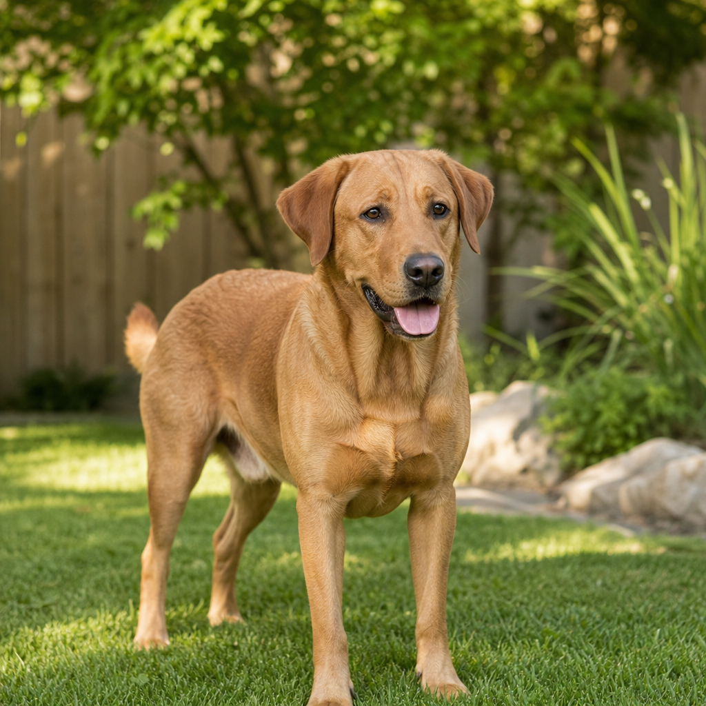 yellow dog poop — illustrative photo